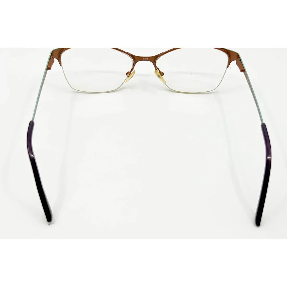 Scott Harris Eyeglasses Womens Purple Semi Rimless SH-422 C2 51-16-135